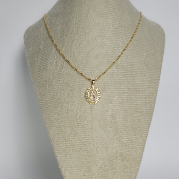 COLAR DOURADO NOSSA SENHORA