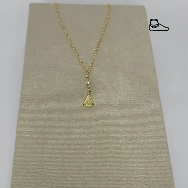 TORNOZELEIRA DOURADO NOSSA SENHORA
