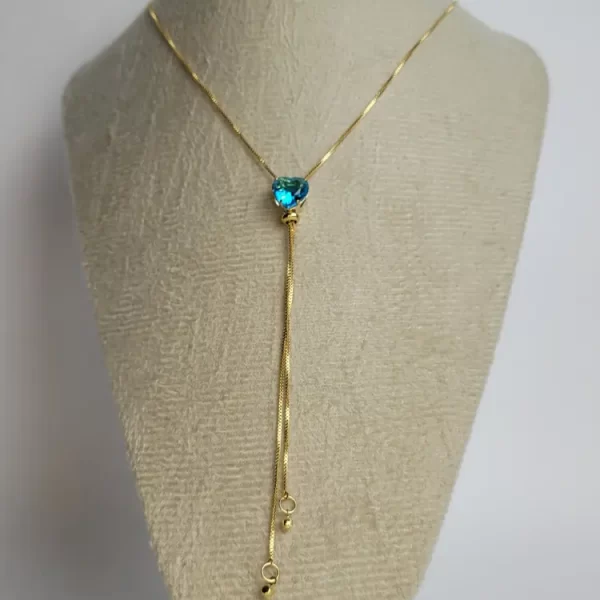 COLAR GRAVATINHA DOURADO